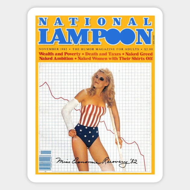National Lampoon 1982 Sticker by sinewave_labs